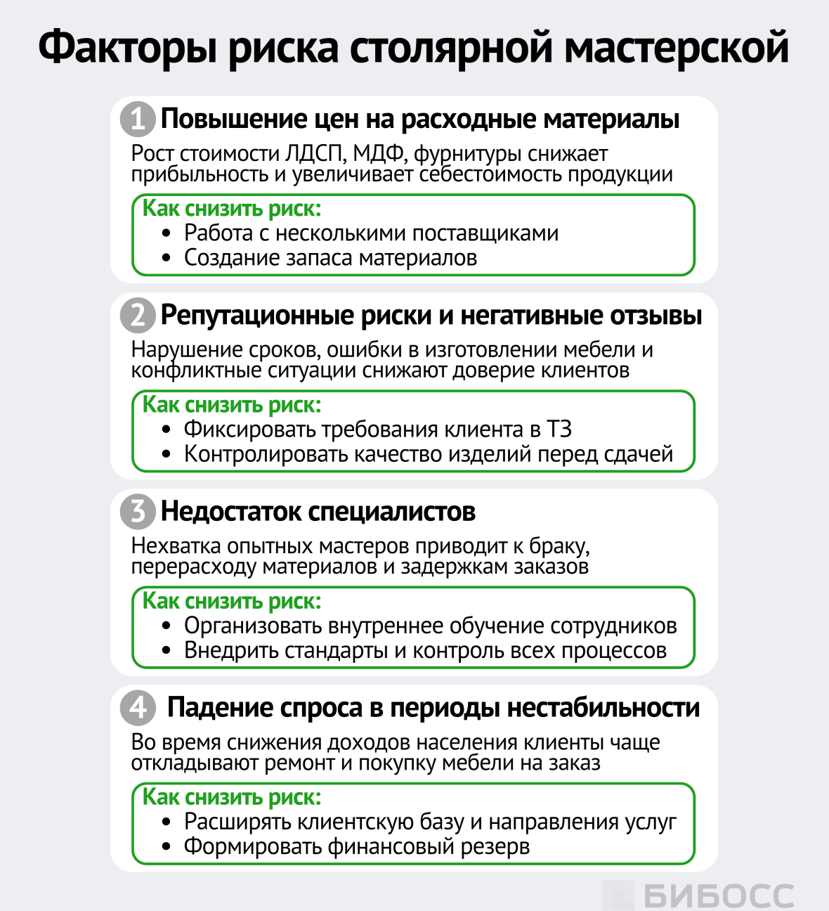 Факторы риска столярной мастерской