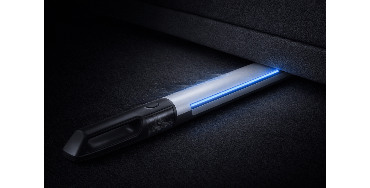 Компактное устройство AERIX с линейной системой всасывания по всей длине корпуса. Позволяет эффективно собирать волосы, шерсть и пыль даже в труднодоступных местах, например под мебелью.