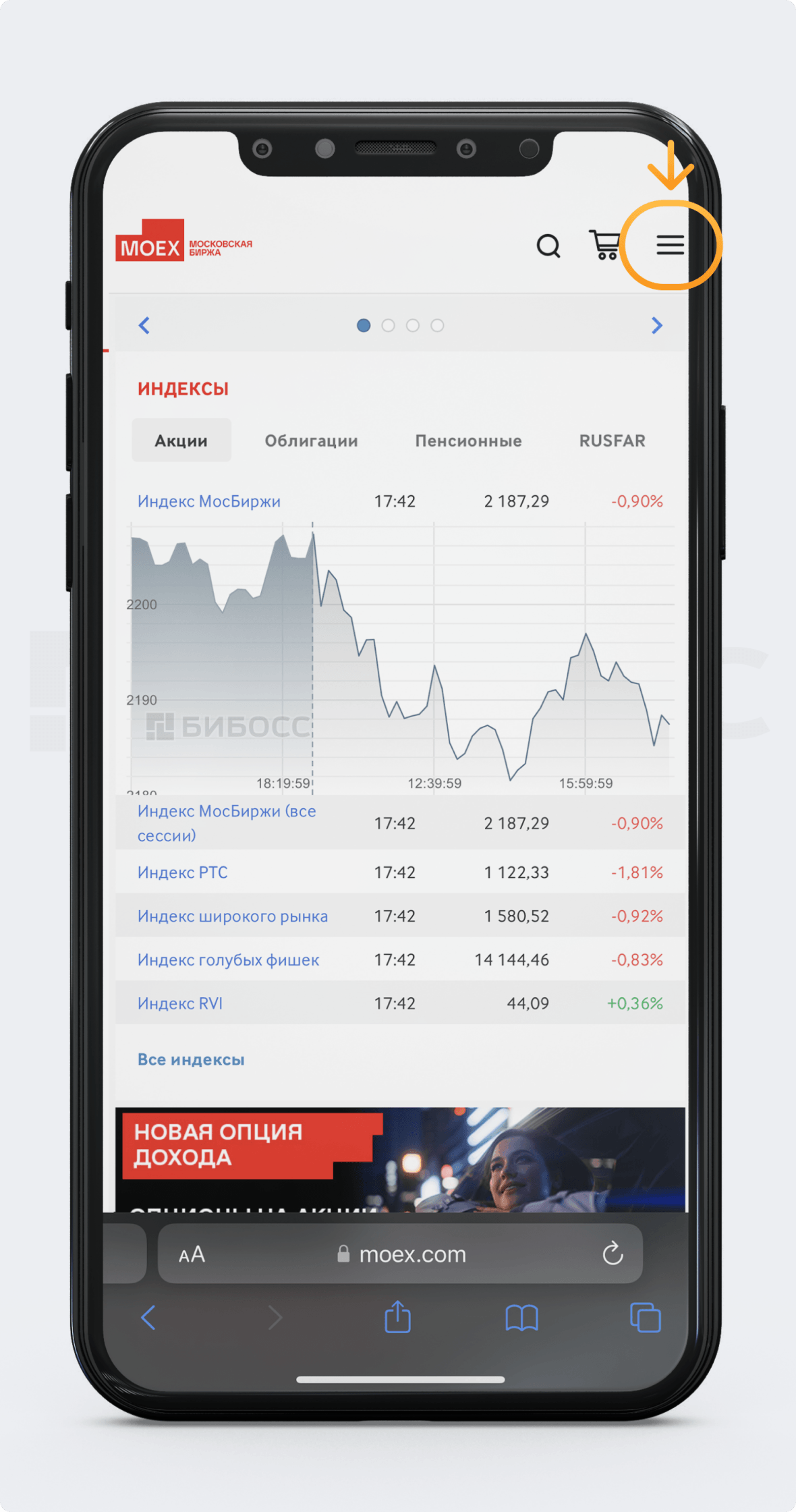 Инструкция по покупке фьючерса на сайте МОЕХ