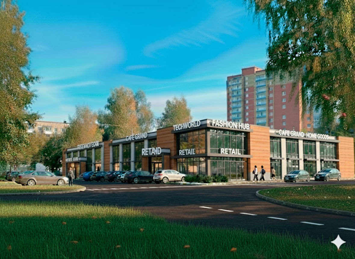 Вид нового ТЦ