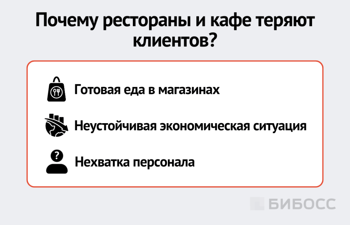 Почему рестораны и кафе теряют клиентов