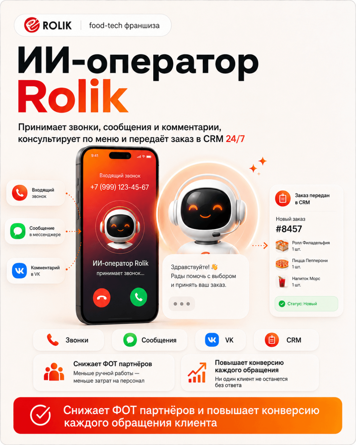 ИИ-оператор Rolik