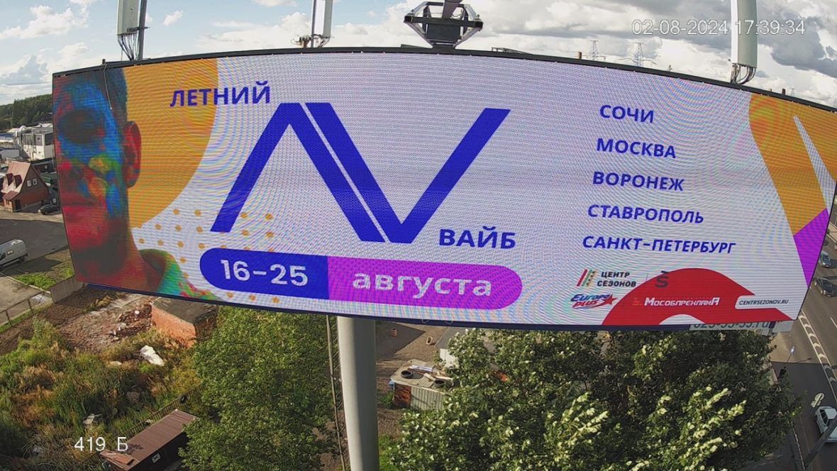 Наружняя реклама 2024