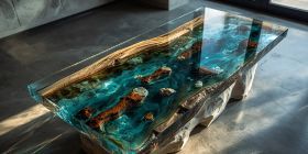 Производство столешниц из эпоксидной смолы