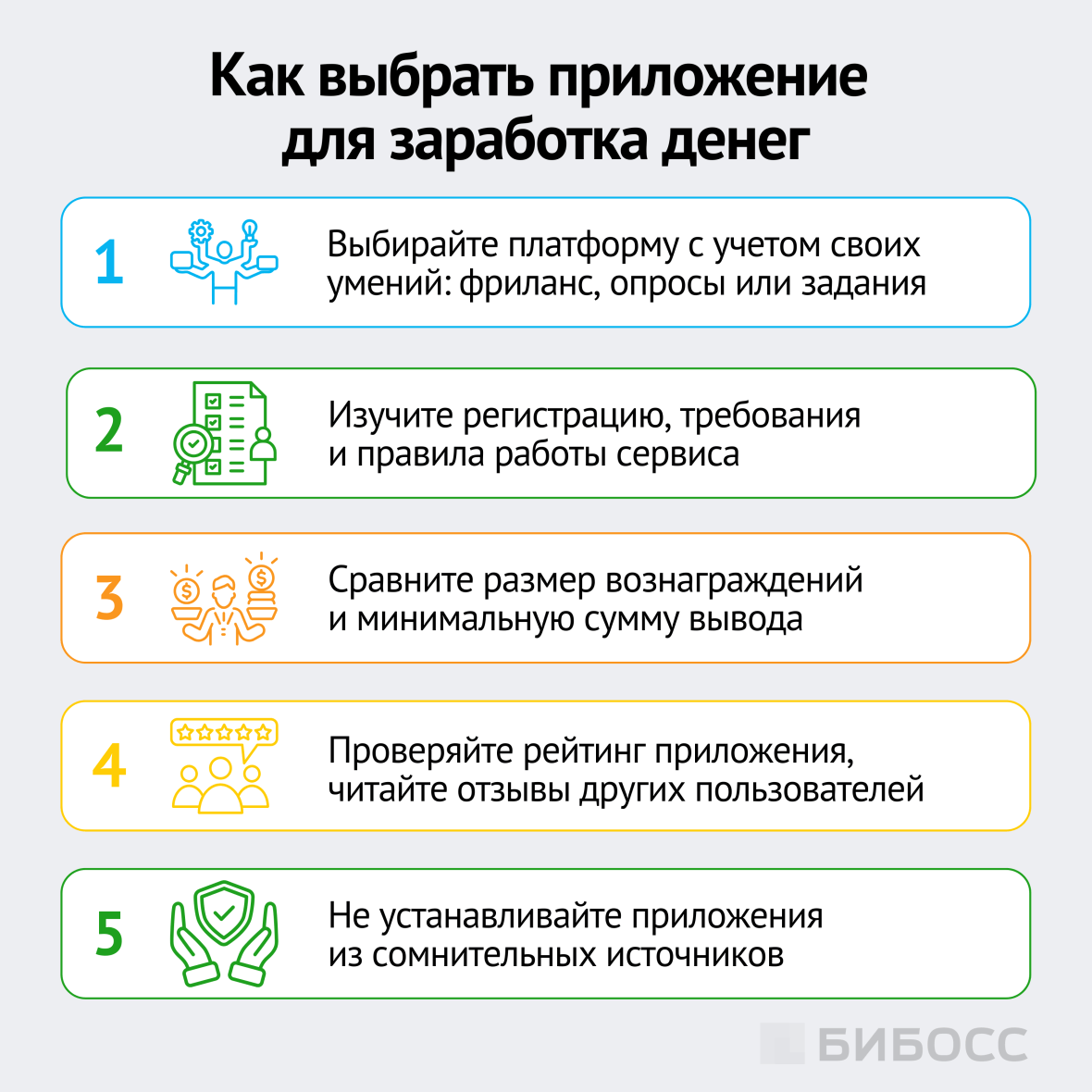 как выбрать приложение для заработка денег