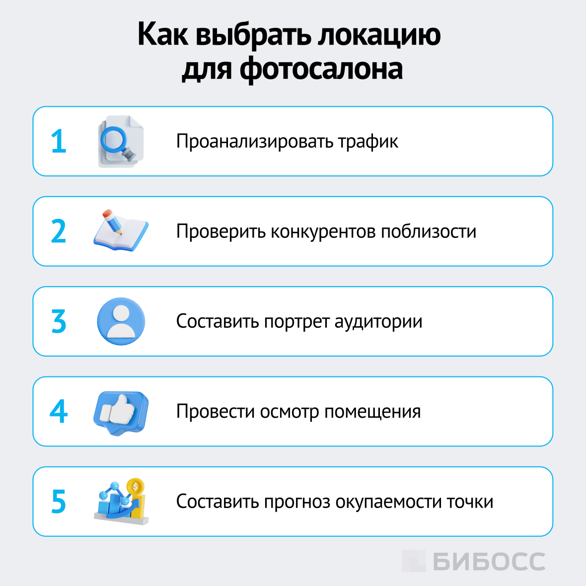 как выбрать локацию для фотосалона