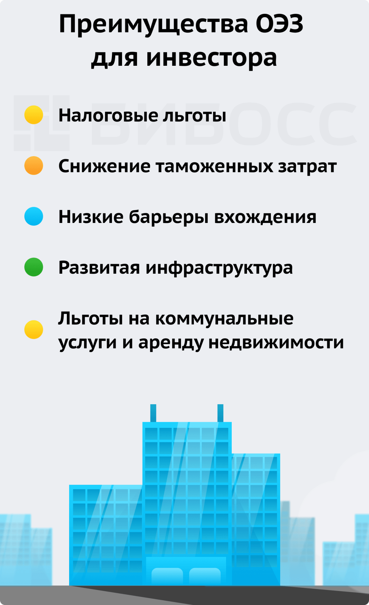 Преимущества ОЭЗ для инвестора