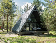 LesAframe-77 | Стиль A-frame | Площадь 77м2 | Средняя доходность: 170-250 тыс.руб./мес | Цена: 10 047 000 руб.