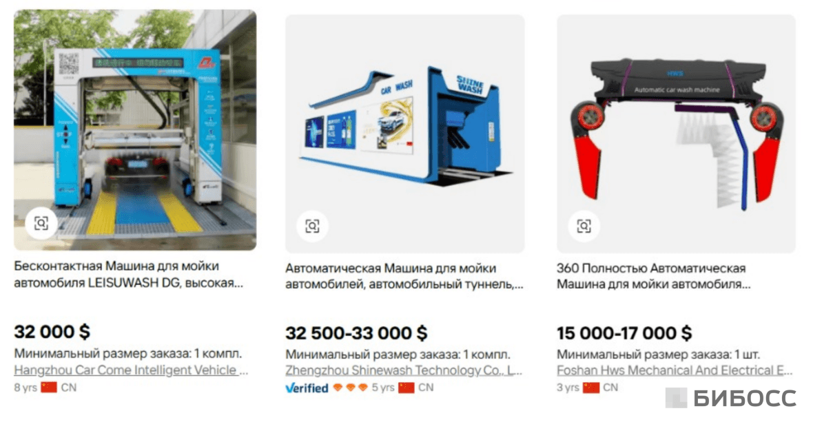 оборудование для ии-автомойки